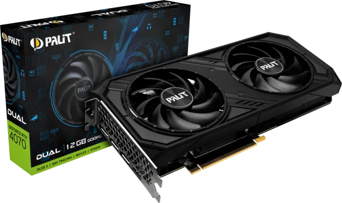 Palit GeForce RTX 4070 Dual, 12GB GDDR6, HDMI, 3x DP