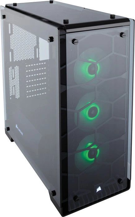 Corsair Crystal Series 570X RGB, schwarz, Glasfenster