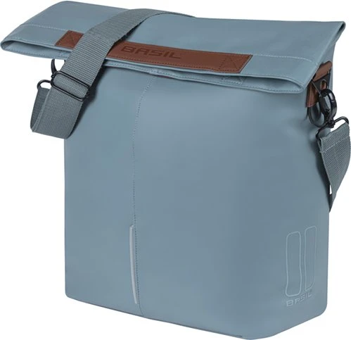 Basil City Shopper MIK Hooks Gepäcktasche graphite blue