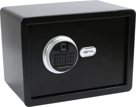Olympia Olymp GOsafe 2.0/120FP Wandtresor, schwarz, Schlüsselschloss/elektronisches Zahlenschloss/Fingerprintreader