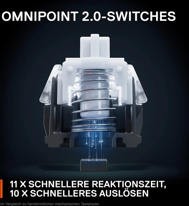SteelSeries Apex Pro Mini, OmniPoint 2.0, USB, US