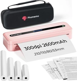Phomemo M832 portabler Drucker A4, pink