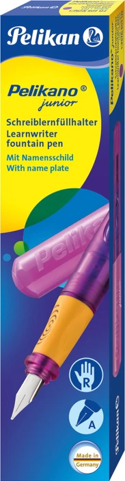 Pelikan Pelikano Junior violett, rechte Hand, Anfänger