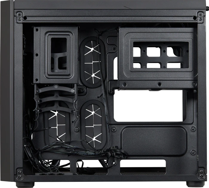Corsair Crystal Series 280X RGB, schwarz, Glasfenster