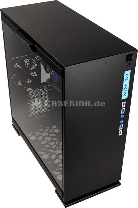 In Win 303 Aurora Edition schwarz, Glasfenster