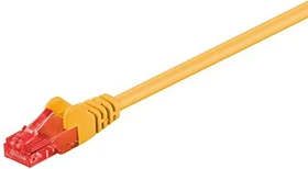 goobay Patchkabel, Cat6, U/UTP, RJ-45/RJ-45, 5m, gelb