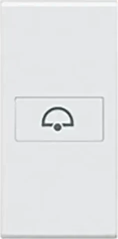 Bticino LivingLight Axial-Wippe Glocke 1-modulig, weiß