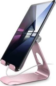 Lamicall Tablet Stand S, Aluminium Tablet- und Smartphone-Ständer, Tablet-Stand 4-13", rosegold, verstellbar