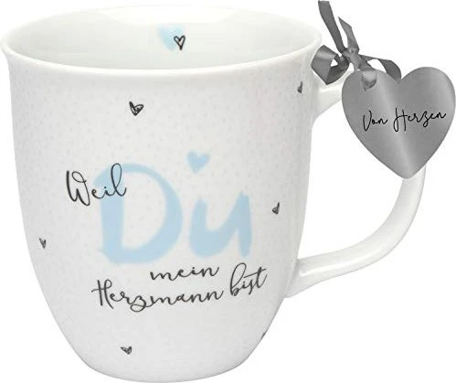 Sheepworld Kaffeebecher Weil DU mein Herzmann bist 400ml