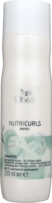 Wella Nutricurls Waves Shampoo, 250ml