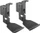 myWall HS 15 schwarz, Paar