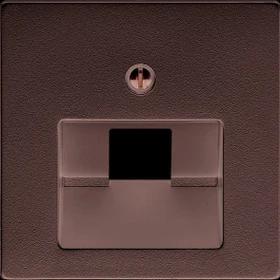 Merten System M Zentralplatte für UAE-Einsatz, 1fach, aluminium