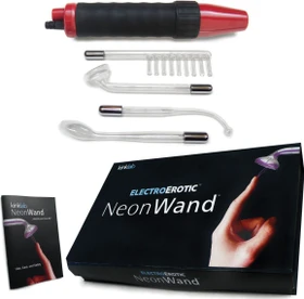 KinkLab NeonWand Red Handle Purple Light