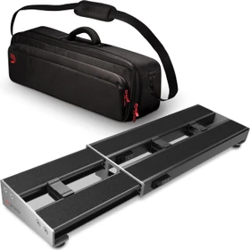 D'Addario XPND 1 Pedalboard Expanding Single Row inkl. Transporter