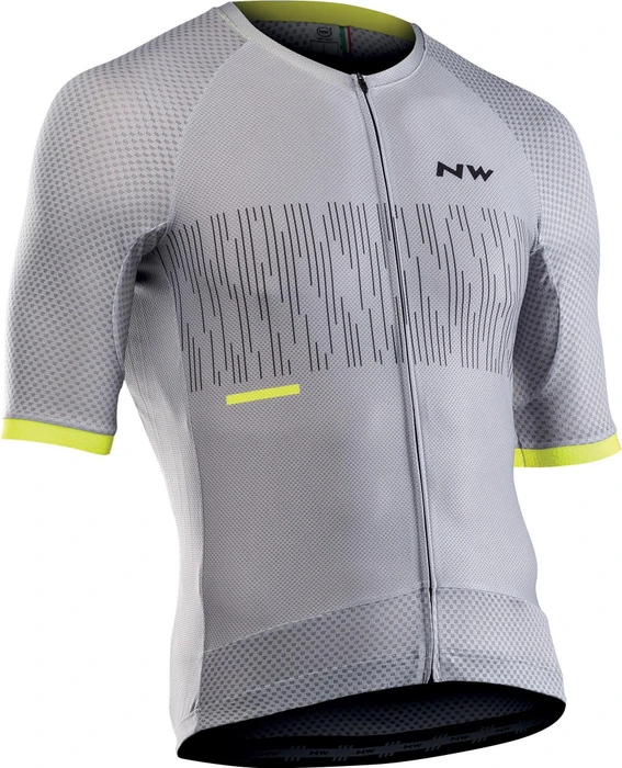 Northwave Storm Air Trikot kurzarm anthracite/yello fluo (Herren)