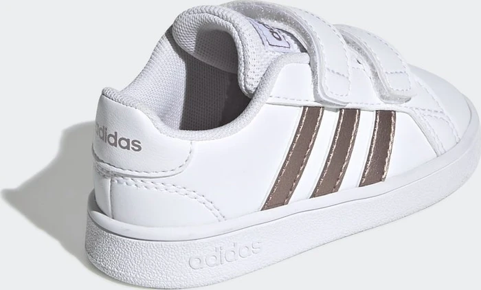 adidas Grand Court cloud white/copper met./light granite (Junior)