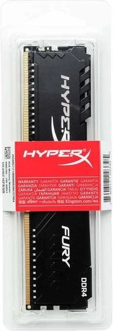 Kingston FURY schwarz UDIMM 16GB, DDR4-2400, CL15-15-15, 1RX8