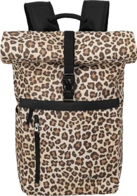 Travelite Basics Rollup Laptoprucksack, 15.6", Leopard