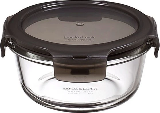Lock & Lock Boroseal LLG821G rund Aufbewahrungsbehälter 380ml
