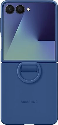 Samsung Silicone Ring Case für Galaxy Z Flip7 blau