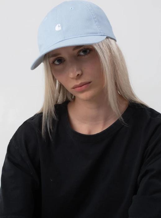 Carhartt Madison Logo Kappe blue fog/white