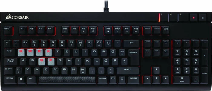 Corsair Strafe, MX RED, USB, DE