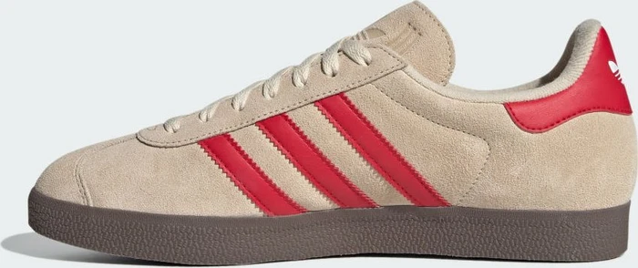 adidas Gazelle sand strata/better scarlet/cloud white (Herren)