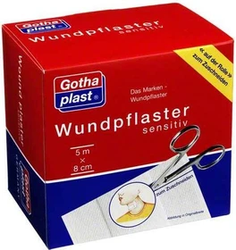 Gothaplast sensitiv Pflasterrolle, 8cm x 5m, 1 Stück