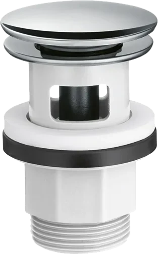 Hansgrohe Ablaufgarnitur Push-Open für Waschtisch und Bidet, chrom