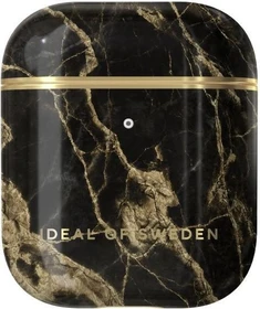 iDeal of Sweden Printed AirPods 1&2 Case Golden Smoke Marble