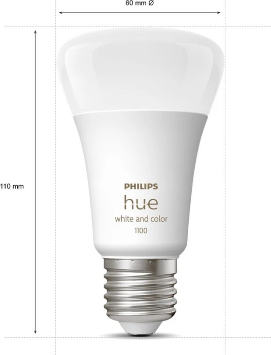 Philips Hue White and Color Ambiance 1100 E27 9W Starter-Kit