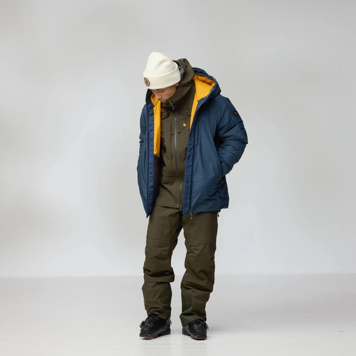 Fjällräven Bergtagen 130 Insulation Funktionsjacke mountain blue/mustard yellow (Herren)