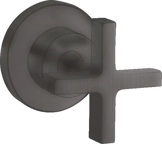 Hansgrohe AXOR Citterio Absperrventil Unterputz mit Kreuzgriff brushed black chrome
