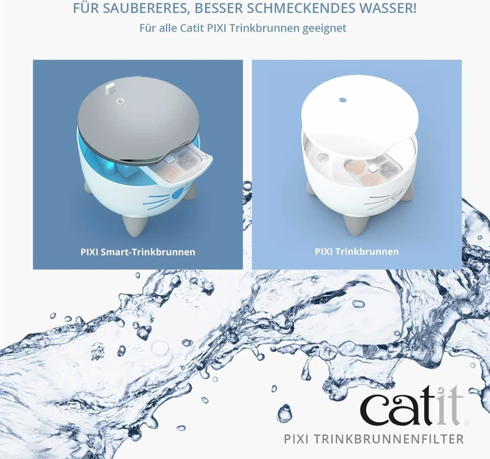 Catit Ersatzfilter für PIXI Trinkbrunnen, 3er-Pack