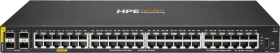 HPE Aruba CX 6000 Series Rackmount Gigabit Managed Switch, 48x RJ-45, 4x SFP, 370W PoE+ (R8N85B)