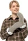 Jack Wolfskin Highloft Knit Mitten Handschuhe dusty grey (Damen) Vorschaubild