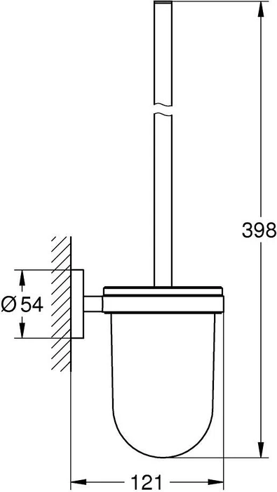 Grohe Essentials Toilettenbürstengarnitur chrom