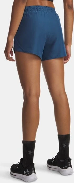 Under Armour Fly By 8cm Hose kurz wham blue/reflective (Damen)