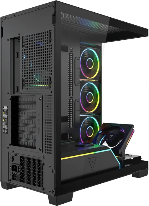 Modecom Volcano Stellar Plus 5F Black, Glasfenster