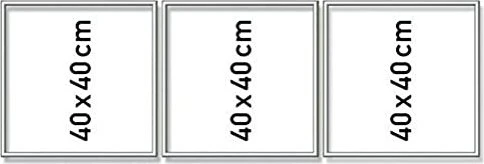Schipper Arts & Crafts Alurahmen Tritpychon 120x40cm silber