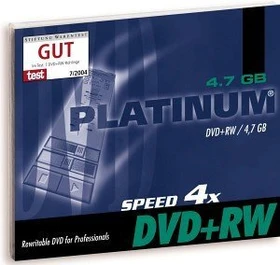 BestMedia Platinum DVD+RW 4.7GB, 4x, 25er Jewelcase