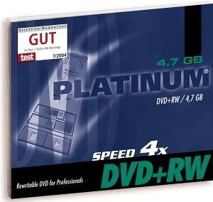 BestMedia Platinum DVD+RW 4.7GB, 4x, 25er Jewelcase