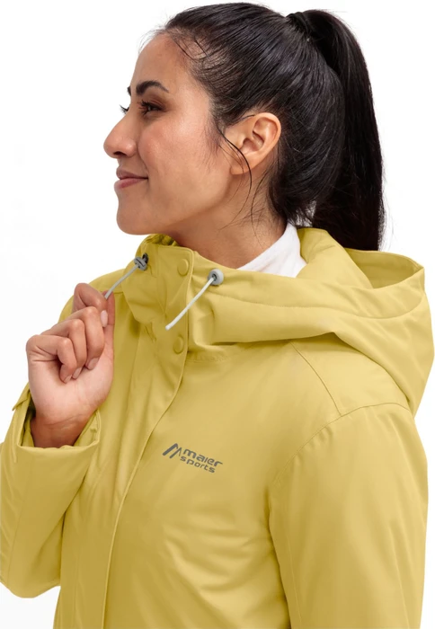 Maier Sports Lisbon Funktionsmantel yellow finch (Damen)
