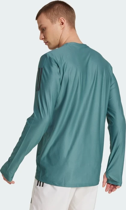 adidas Own The Run Laufshirt langarm preloved teal (Herren)