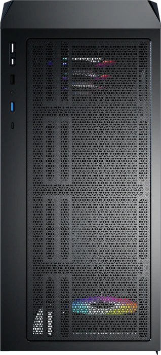 Montech X5, schwarz, Glasfenster