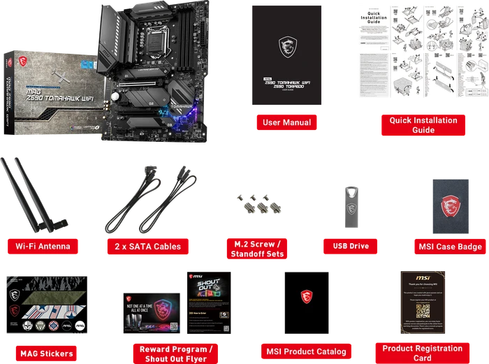 MSI MAG Z590 Tomahawk WIFI (Intel 1200)