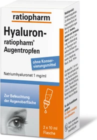Hyaluron-ratiopharm Augentropfen, 20ml (2x 10ml)