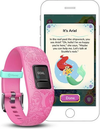 Garmin vivofit jr. 2 Disney Princess Aktivitäts-Tracker anpassbar