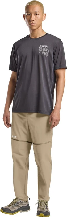 Jack Wolfskin Hikeout Zip-Off Hose lang hazel wood (Herren)