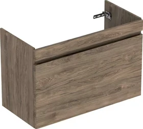 Geberit Renova Plan Unterschrank für Waschtisch 92.8x60.6x44.6cm, 1 Schublade, 1 Innenschublade, Nussbaum hickory